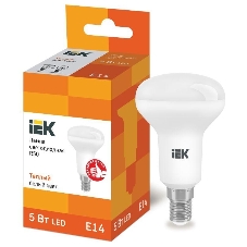 Лампа светодиодная IEK LLE-R50-5-230-30-E14 ECO R50 5Вт 3000К теплый белый E14 450лм 230-240В Лампа светодиодная IEK LLE-R50-5-230-30-E14 ECO R50 5Вт 3000К теплый белый E14 450лм 230-240В