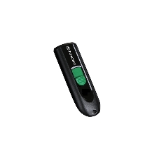 Флешка USB Transcend JetFlash 790C (TS128GJF790C), 128Gb, USB 3.2, R/W 90/60, черный/зеленый