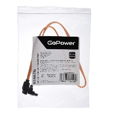 Кабель а/в GoPower Длина 0.5 м Разъемы SATA (m)-SATA (m) черный/оранжевый