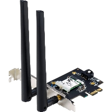 Сетевой адаптер Wi-Fi + Bluetooth Asus PCE-BE6500 BE6500 PCI Express 2ант.
