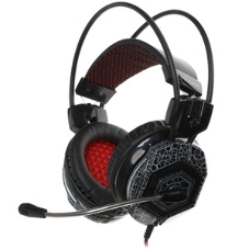 Гарнитура Oklick HS-L500G зелёный/чёрный, проводная, USB/3.5 мм