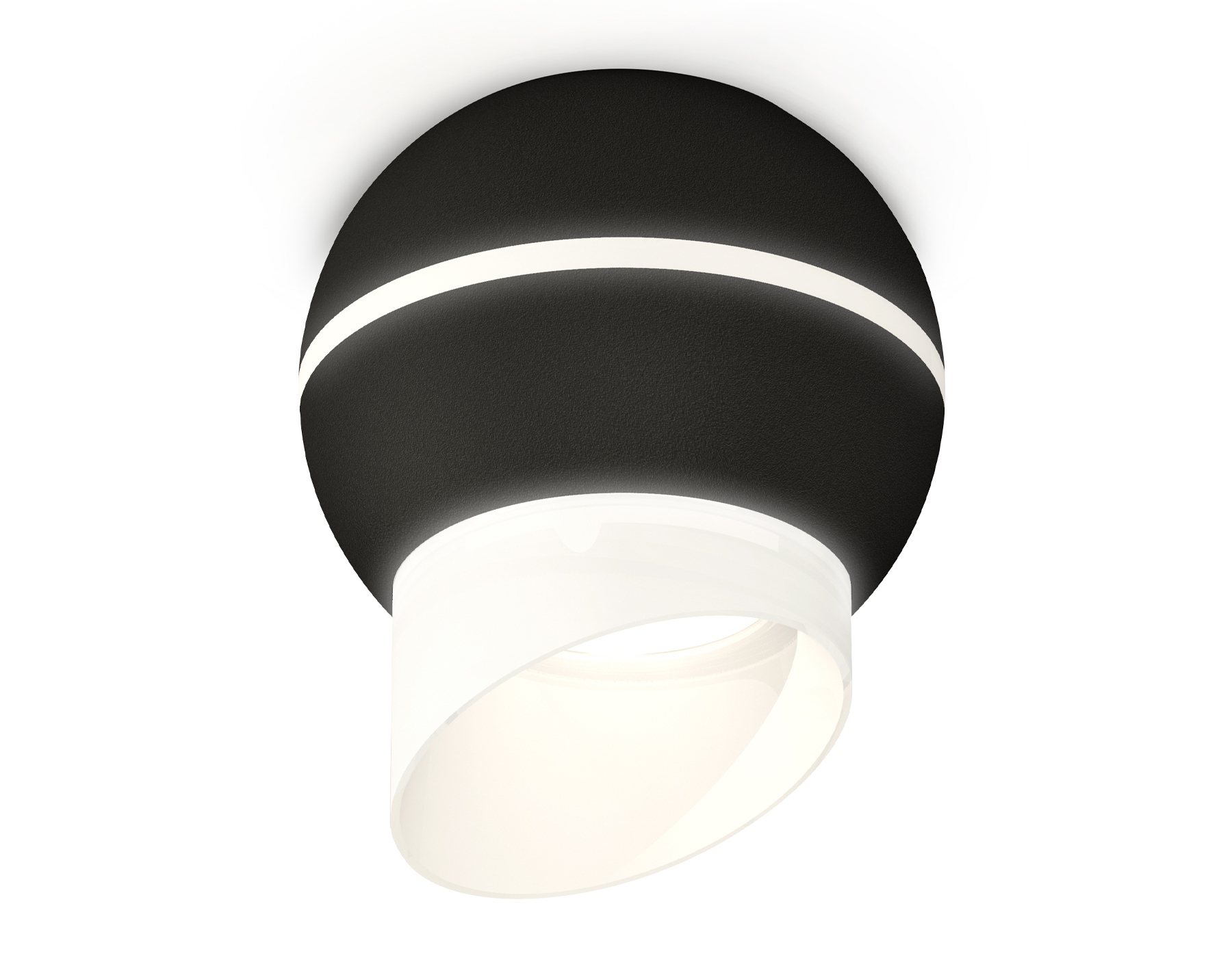 Светильник Ambrella Light XS1102043 SBK/FR черный песок/белый матовый MR16 GU5.3 LED 3W 4200K (C1102, N7175)