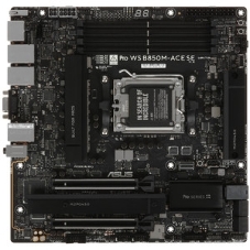 Материнская плата ASUS PRO WS B850M-ACE SE, AM5, AMD B850, 4xDDR5, 4xSATA, 2xM.2, 1xPCIe 5.0 x16, 1xPCIe 4.0 x16, 1xVGA, 1xHDMI, 1xDP, 1x2.5Gb LAN, 1x10Gb LAN, 2xUSB-C 10Gbps, 3xUSB-A 10Gbps, 2xUSB-A 2.0, 7.1, mATX