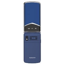 Мобильный телефон Maxvi E11 синий/серебристый