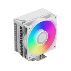 Кулер для процессора PCcooler RT500 TC ARGB, белый, 120 мм, алюминий/медь, 500-2200 об/мин, 34.9 дБ, 4 pin PWM, 240 Вт, высота 152 мм