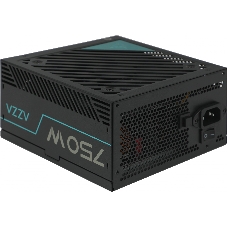 Блок питания Azza PSAZ-750G, 750Вт, 80 PLUS Gold, 120мм, модульный, черный