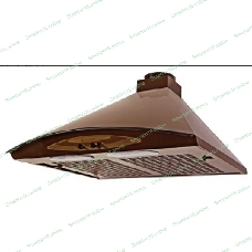 Вытяжка каминная Gefest ВВ 1 К17 коричневый/золотистый, 60 см, 180 куб. м/ч, 64 дБ