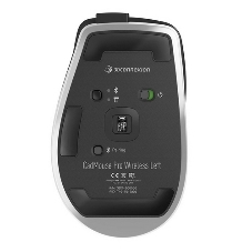 Мышь беспроводная/проводная 3Dconnexion CadMouse Pro Wireless Left (3DX-700079) черный, 7200 dpi, радиоканал, Bluetooth, USB Type-C, кнопки - 7