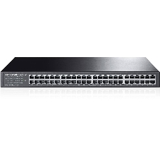 Коммутатор TP-Link SMB TL-SF1048 48-port 10/100M Switch, 48 10/100M RJ45 ports, 1U 19-inch rack-mountable steel case