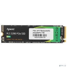 Накопитель SSD Apacer 1Tb, M.2 2280, AS2280P4 PCIe 3.0 x4, NVMe, R/W 3000/2000