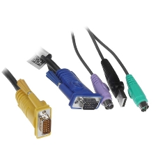 Кабель ATEN USB-PS/2 HYBRID CABLE.; 3M*2L-5303UP