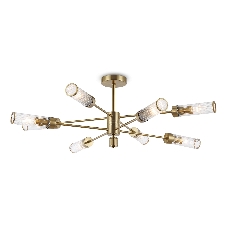 Люстра Ambrella light LH55162/8 BS/CL латунь/прозрачный E14/8 max 40W D930*330