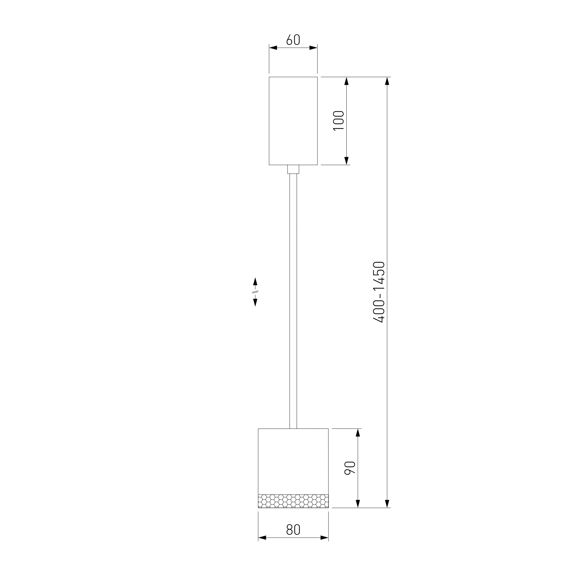 Светильник подвесной светодиодный 50243 LED 12W 4200K чёрный
