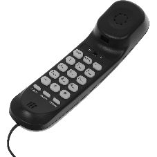 Телефон проводной Ritmix RT-002 черный