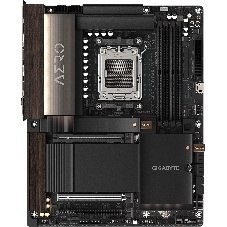 Материнская плата Gigabyte X870E AERO X3D DARK WOOD, AM5, AMD X870E, 4xDDR5, 4xSATA 6Gb/s, 4xM.2, 2xPCIe 5.0 x16, 1xPCIe 4.0 x4, 1xHDMI, 2x5Gb LAN, 3xUSB Type-C, 5xUSB 3.2 Gen 2, 3xUSB 3.2 Gen 1, 2x3.5 мм, 7.1, ATX