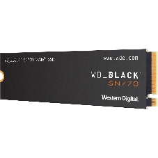 Накопитель SSD WD Black SN770 NVMe, 1.0Tb, M.2(22x80мм), NVMe, PCIe 4.0 x4, 3D TLC, R/W 5150/4900Mb/s, IOPs 740 000/800 000, TbW 600, DWPD 0.3 (12 мес.)
