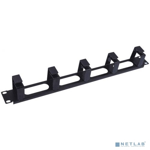 Панель-органайзер кабеля 5bites CM-102B 5КОЛЕЦ / 1U / 19