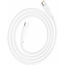Кабель USB2.0 Hoco Type-C/Type-C, 5А, 100Вт, X96, 1м, белый, коробка