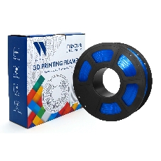 Филамент NVPrint PETG Clear Blue Прозрачно-синий для 3D печати диаметр 1.75мм масса 1 кг
