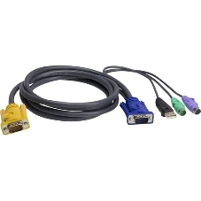 Кабель ATEN USB-PS/2 HYBRID CABLE.; 3M*2L-5303UP