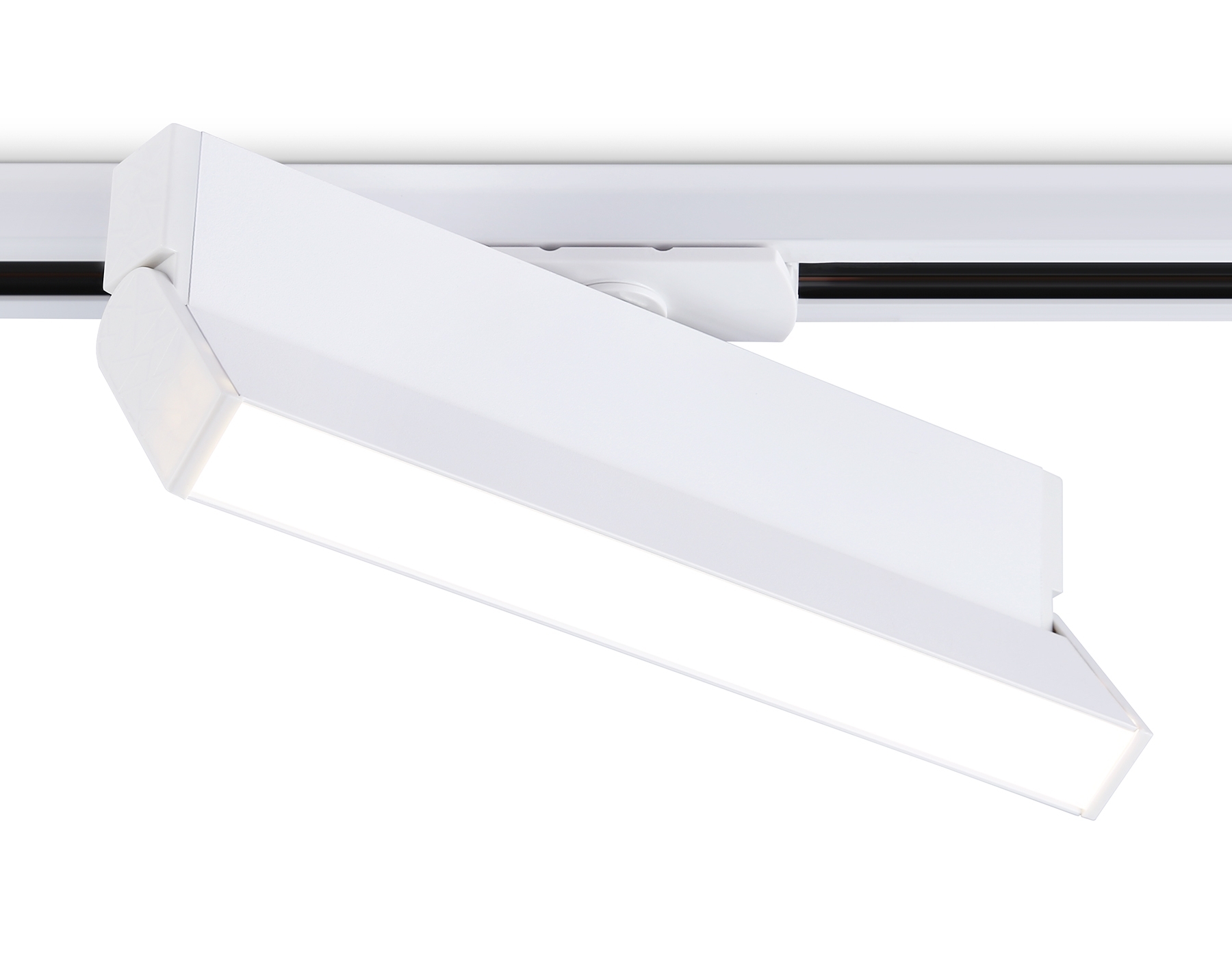 Трековый однофазный светодиодный светильник Ambrella light GL6806 WH белый LED 12W 4200K 230*22*87