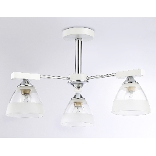 Светильник Ambrella light TR9091/3 WH/CH белый/хром E27*3 max 40W D570*270