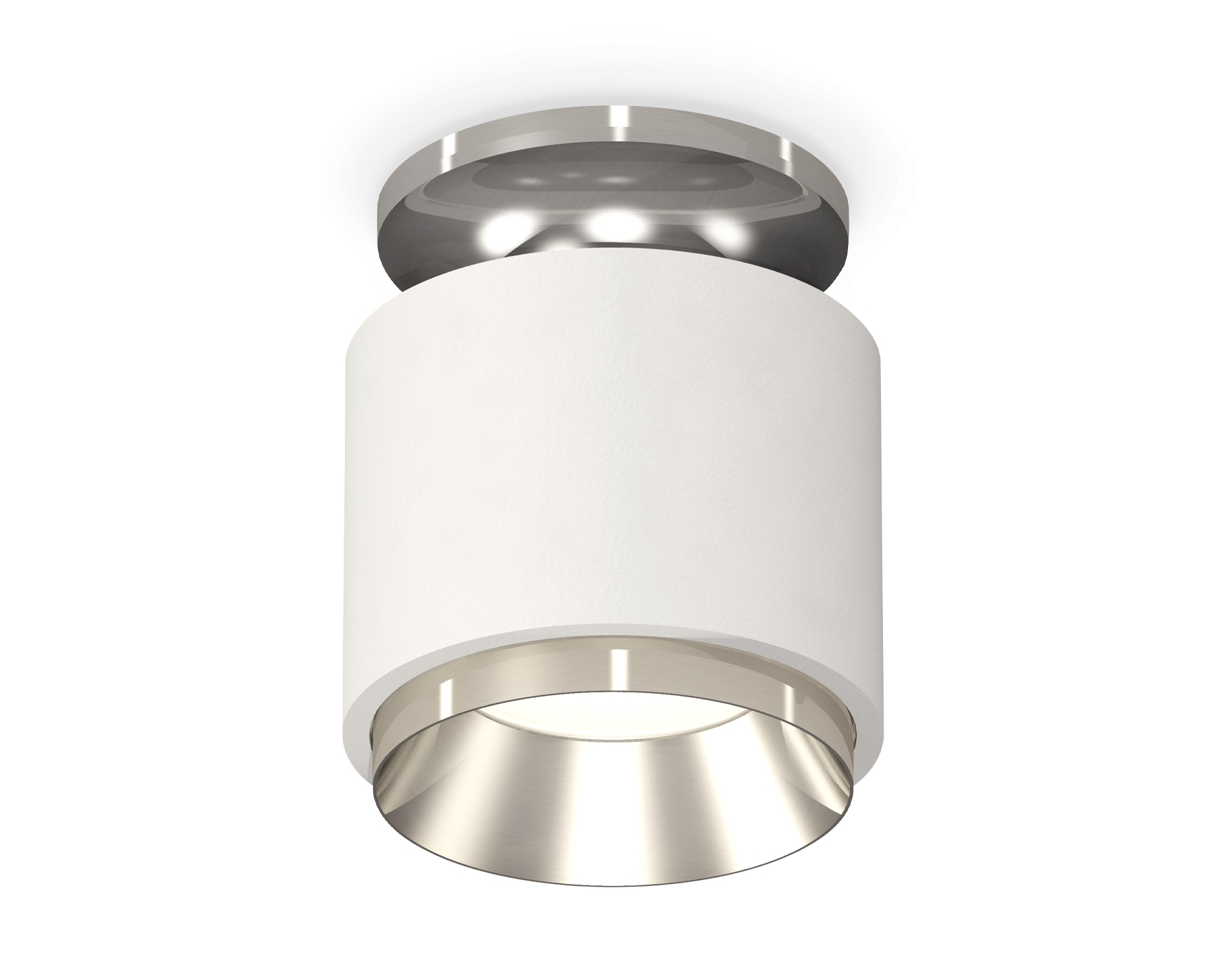 Светильник Ambrella Light XS7510080 SWH/PSL белый песок/серебро полированное MR16 GU5.3 (N7927, C7510, N7032)