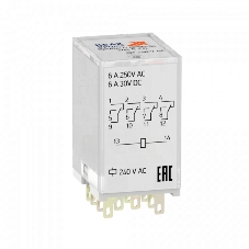 Реле промежуточное КЭАЗ OptiRel G RP55-34-24D-6-CO Реле промежуточное КЭАЗ OptiRel G RP55-34-24D-6-CO
