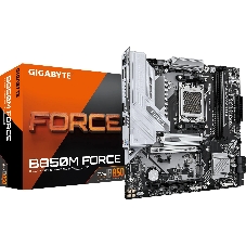 Материнская плата GIGABYTE B850M FORCE, AM5, AMD B850, 2xDDR5, 4xSATA, 3xM.2, 1xPCIe 5.0 x16, DisplayPort, HDMI, 1x2.5Gb LAN, 3x3.5 мм, 7.1, microATX