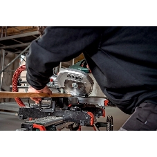 Торцовочная пила Metabo KGS 254 M set 1450Вт 5000об/мин d=254мм