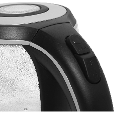 Чайник электрический Vitek VT-WK1009 1.7л. 2200Вт черный/серый корпус: стекло