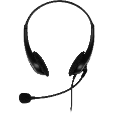 Гарнитура Oklick HS-M300 чёрный/серый, проводная, USB