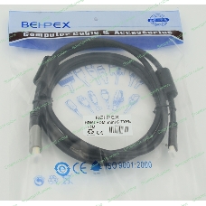 Кабель аудио-видео Behpex HDMI (m)/Mini HDMI (m) 2м. феррит.кольца черный