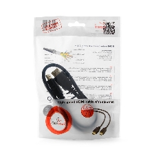 Кабель Cablexpert HDMI CC-HDMI4-0.5M, 19M/19M, v2.0, медь, позол.разъемы, экран, 0.5м, черный, пак