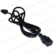 Шнур питания Lanmaster C19-C20, 3х1.5, 220В, 16А, черный, 1 м