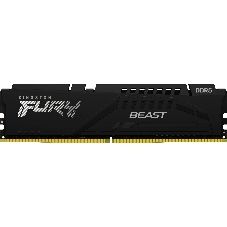 Оперативная память Kingston Fury Beast Expo, DDR5, 8Gb (1x8Gb), 6000MHz, CL30, DIMM, с радиатором, черный