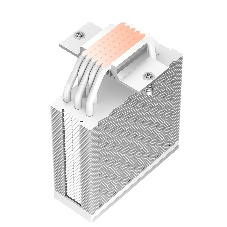 Кулер для процессора PCcooler RT500 TC ARGB, белый, 120 мм, алюминий/медь, 500-2200 об/мин, 34.9 дБ, 4 pin PWM, 240 Вт, высота 152 мм