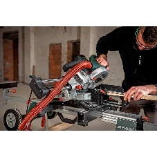 Торцовочная пила Metabo KGS 254 M set 1450Вт 5000об/мин d=254мм