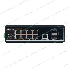 Коммутатор Osnovo SW-60812/I 8x100Mb 1G 2SFP 300W