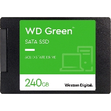 Накопитель SSD WD Green WDS240G3G0A, 240Gb, SATA III, 2.5
