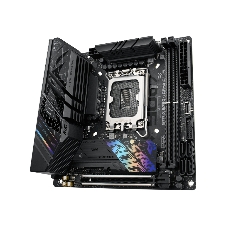 Материнская плата ASUS ROG STRIX B760-I GAMING WIFI, LGA 1700, Intel B760, 2xDDR5, 4xSATA, 2xM.2, 1xPCIe 5.0 x16, 1xHDMI, 1xDP, 1x 2.5Gb LAN, 3xUSB-A 2.0, 3xUSB-A 3.2 Gen 1, 1xUSB-C 3.2 Gen 1, 1xUSB-C 3.2 Gen 2x2, 5x3.5 мм, 7.1, Mini-ITX
