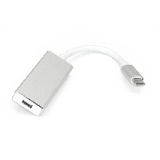 Адаптер Type-C на mini DisplayPort, серебро Адаптер Type-C на mini DisplayPort, серебро