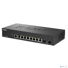 Коммутатор D-Link DGS-1210-10X/ME/C1A, 8×1 Гбит/с + 2×10 Гбит/с SFP+, управляемый