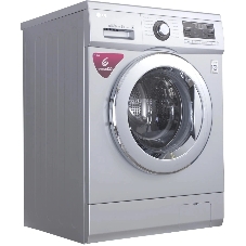 Стиральная машина LG F1296TD4 серебристый, загрузка фронтальная 8 кг, 1200 об/мин, класс: А