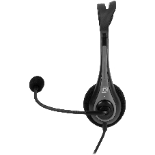 Гарнитура Oklick HS-M300 чёрный/серый, проводная, USB