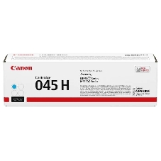 Картридж лазерный Canon 045C H голубой, 2200 стр., для i-SENSYS MF631/633/635, LBP611