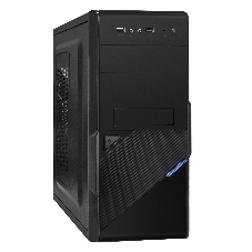 Компьютерный корпус ExeGate EX284022RUS Minitower BA-201 Black, mATX, (без БП), 2*USB, Audio