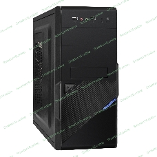 Компьютерный корпус ExeGate EX284022RUS Minitower BA-201 Black, mATX, (без БП), 2*USB, Audio