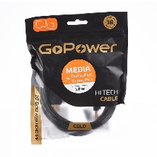 Кабель а/в GoPower Длина 1.8 м Разъемы DisplayPort (m)-DisplayPort (m) черный 00-00028932