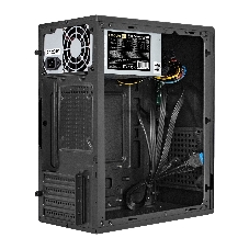 Компьютерный корпус Minitower ExeGate BAA-303MU-AA500 (mATX, БП AA500 с вент. 8см, 2*USB+1*USB 3.0, HD Audio, черный)